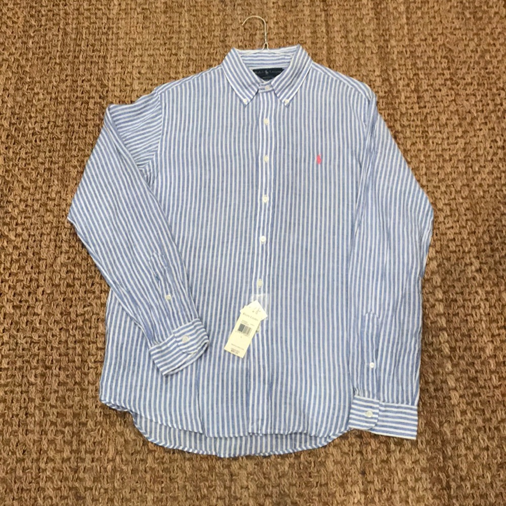 Ralph Lauren button down linen shirt